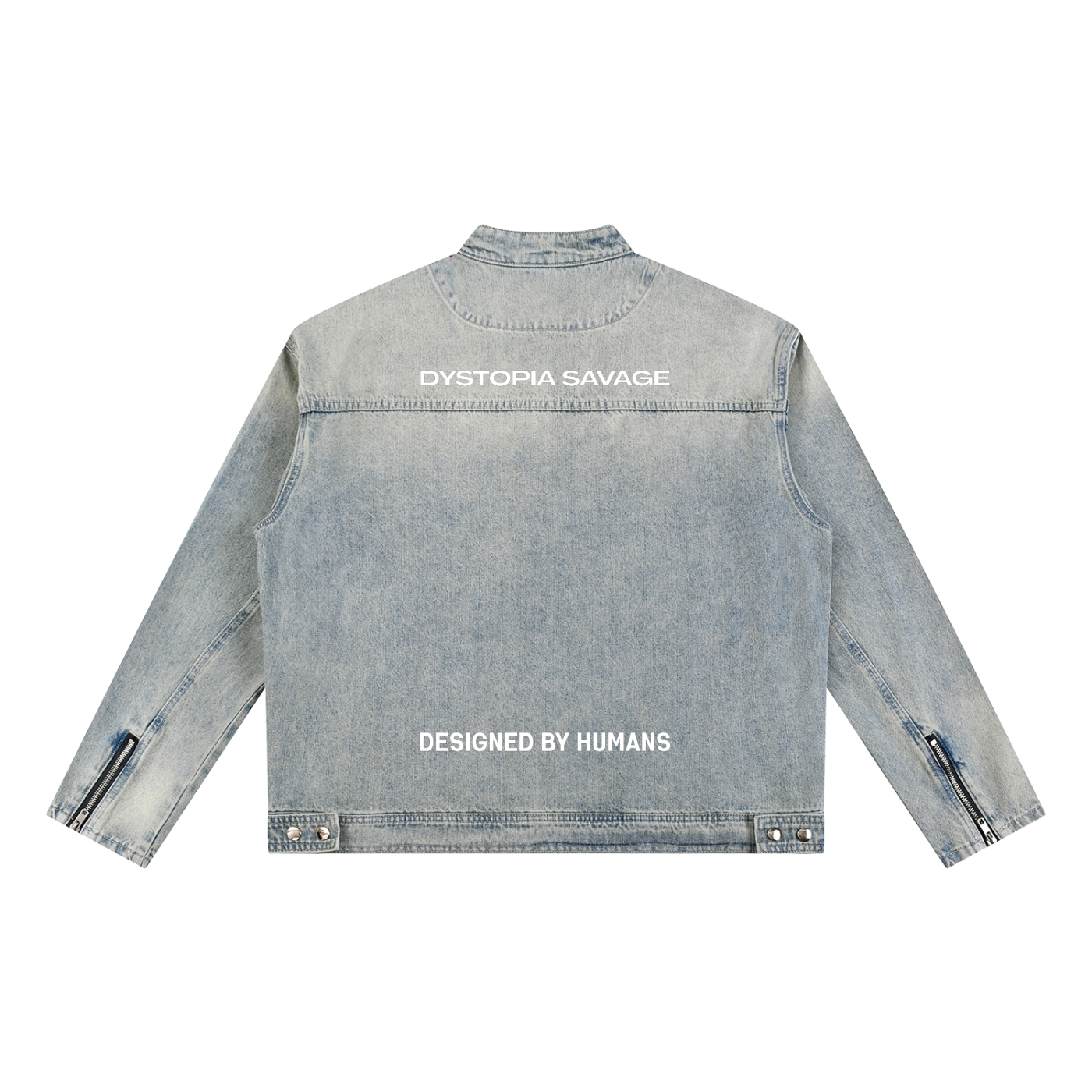 Dystopia Savage  Zip Denim Jacket