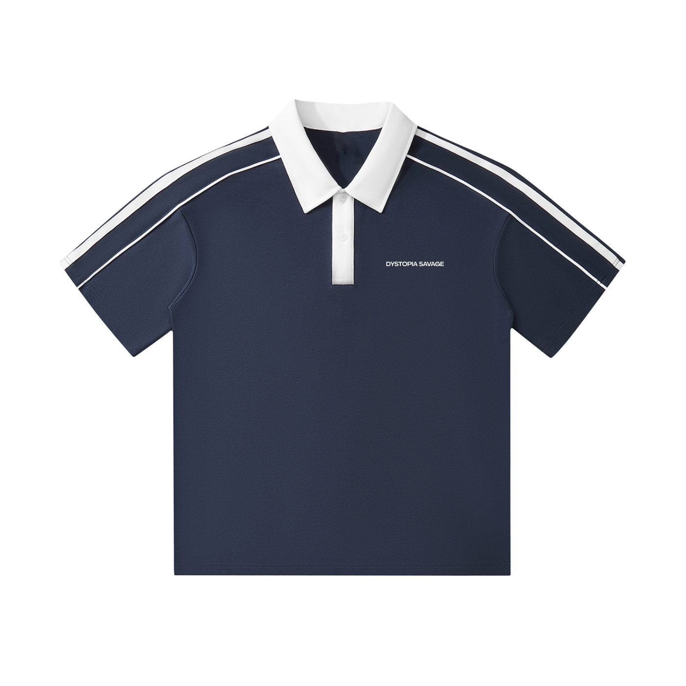 BUSINESS AS USUAL BLUE POLO
