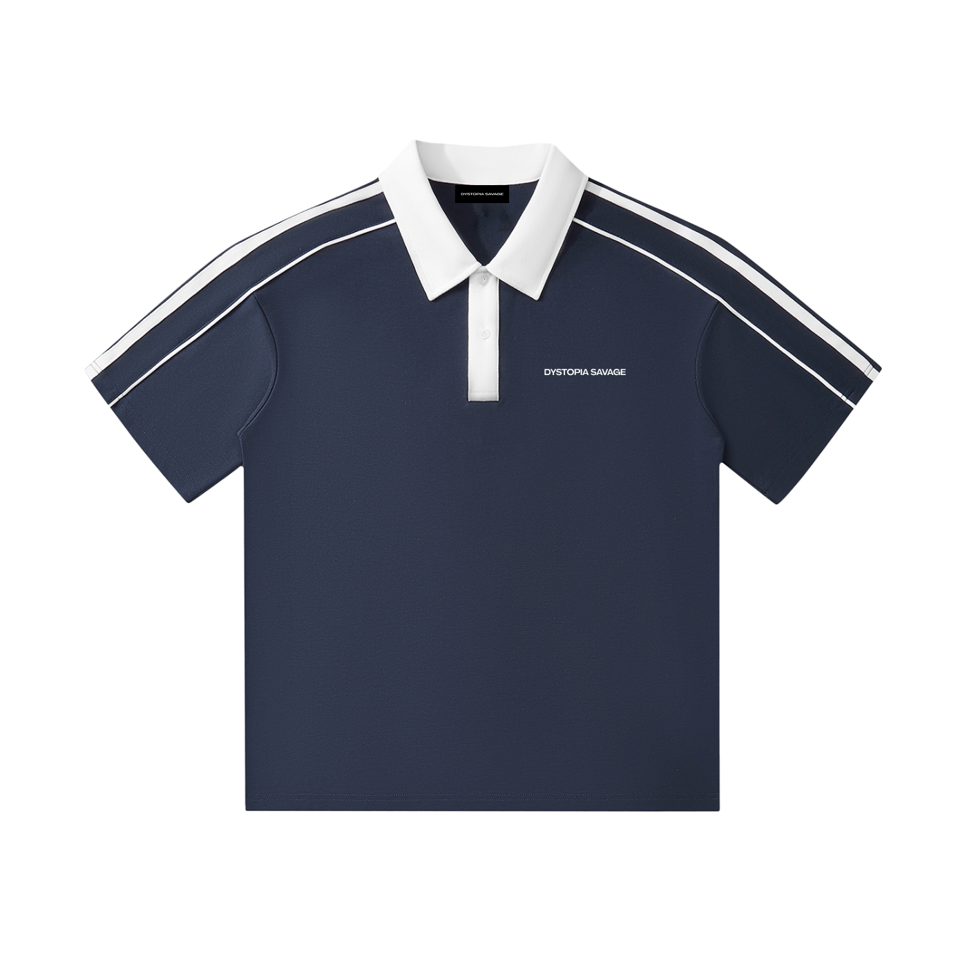 BUSINESS AS USUAL BLUE POLO
