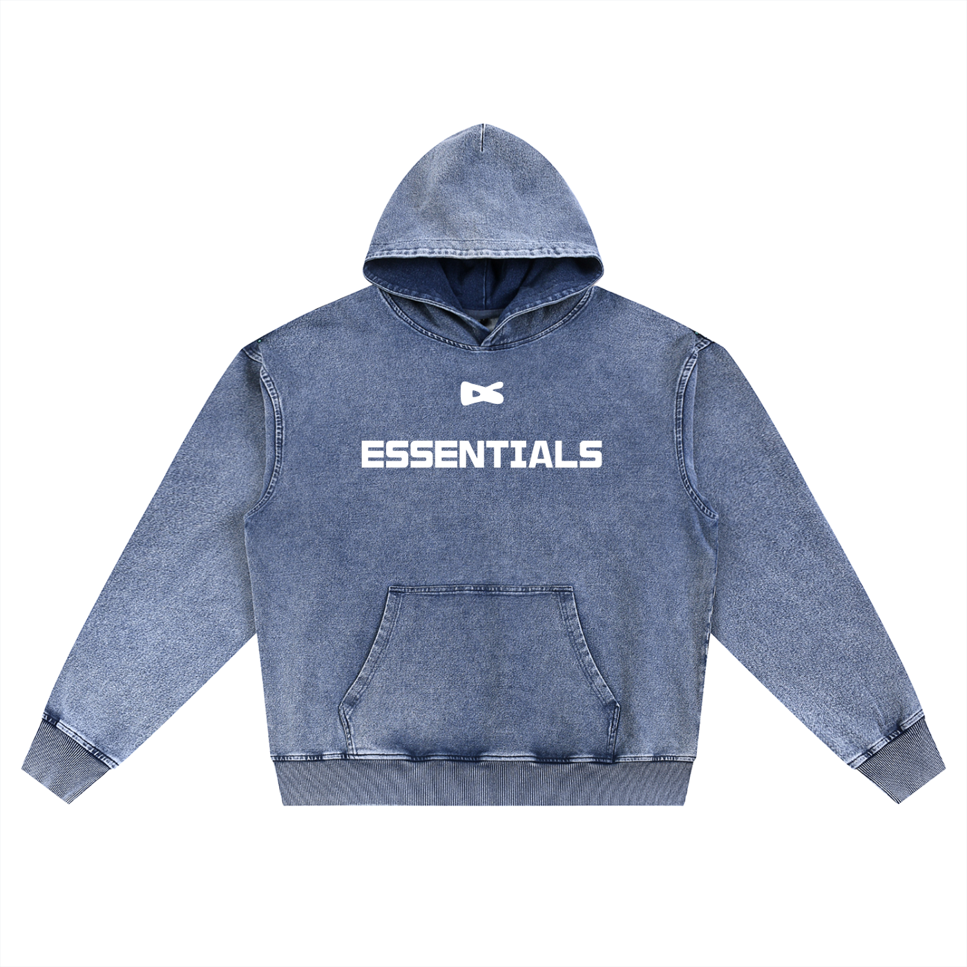 Dystopia Savage Snow Wash Oversized Hoodie