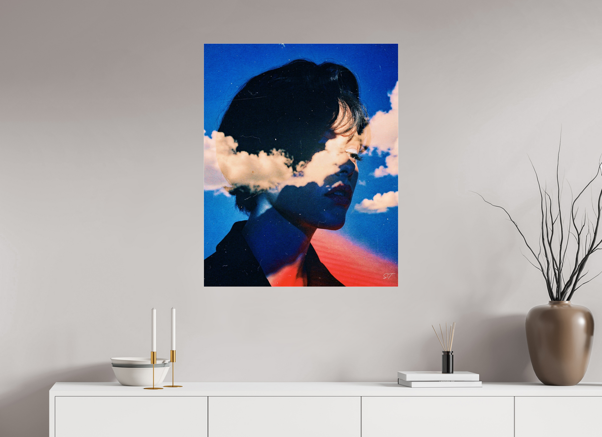 28 x 35″, Photo Print Under Acrylic Glass The Weight We Carry On Acrylic Glass