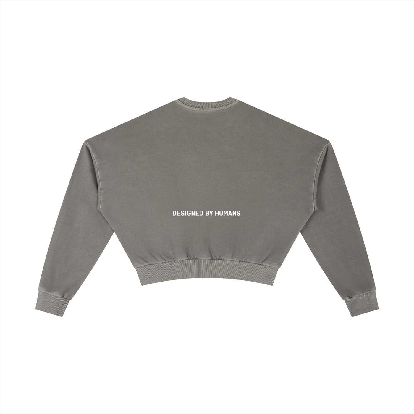Dystopia Savage Vintage Washed Cropped Sweatshirt