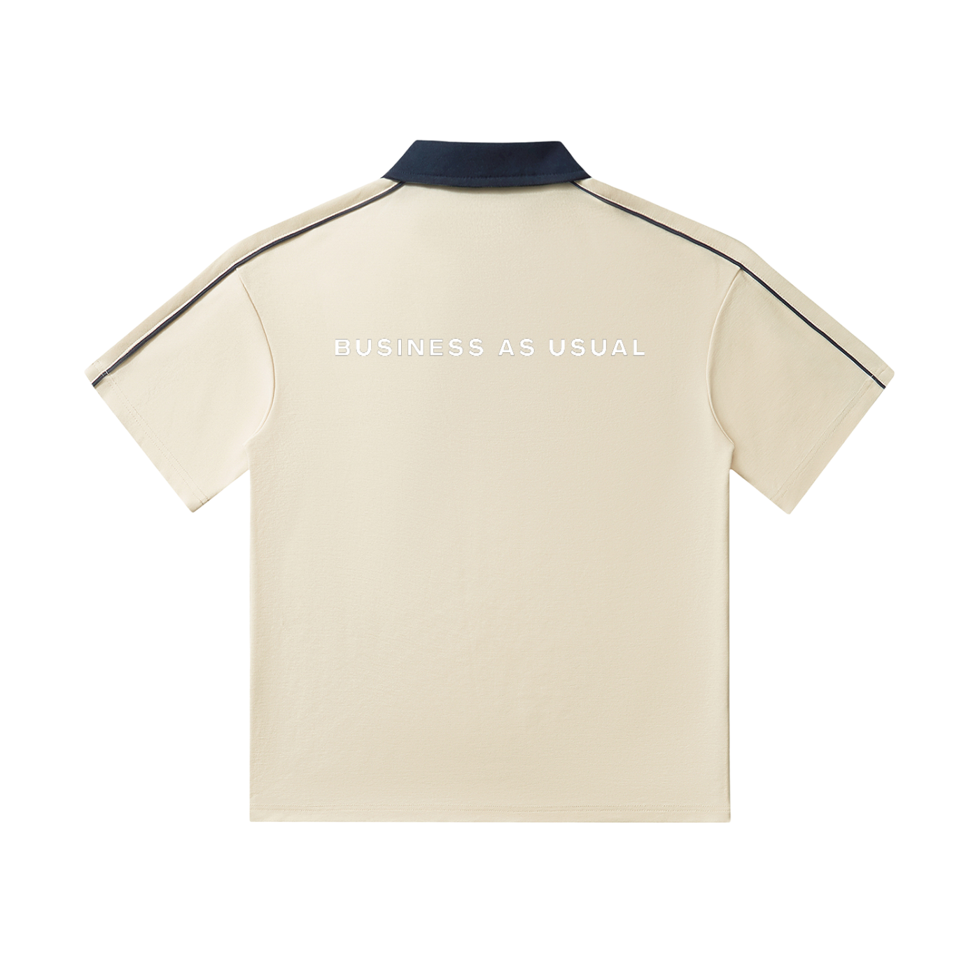 BUSINESS AS USUAL CREAM POLO