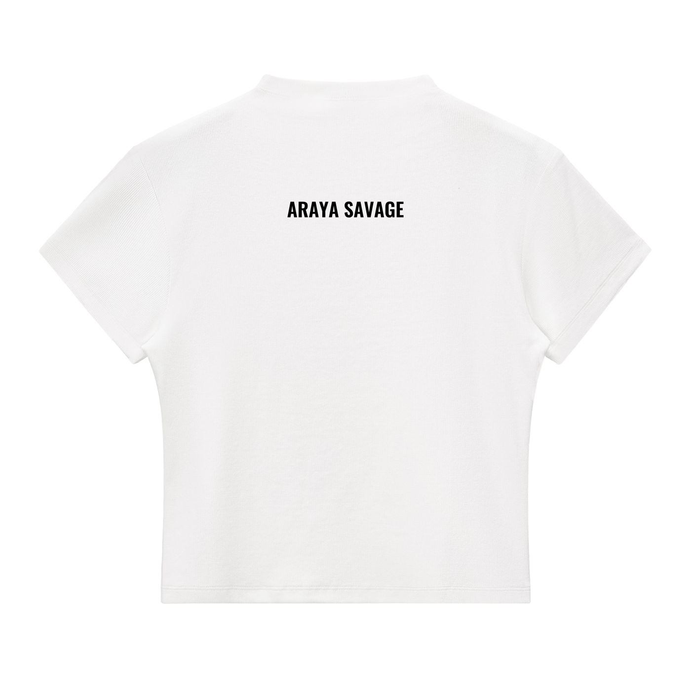 Araya Savage- CREEPIN TEE  (OFFWHITE)