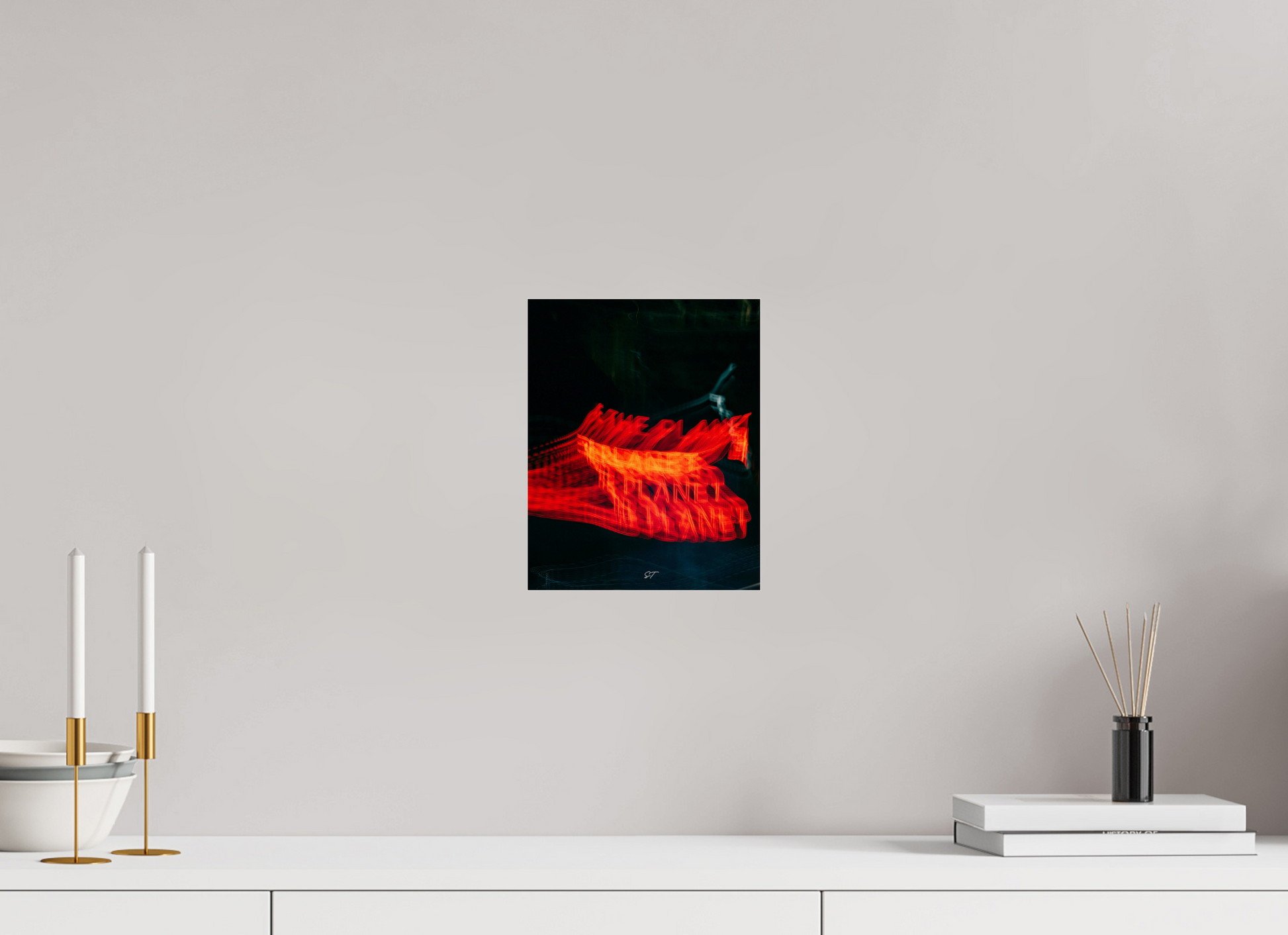 8 x 10″, Photo Print Under Acrylic Glass SAVE THE PLANET| Fine Art Photography On Acrylic Glass