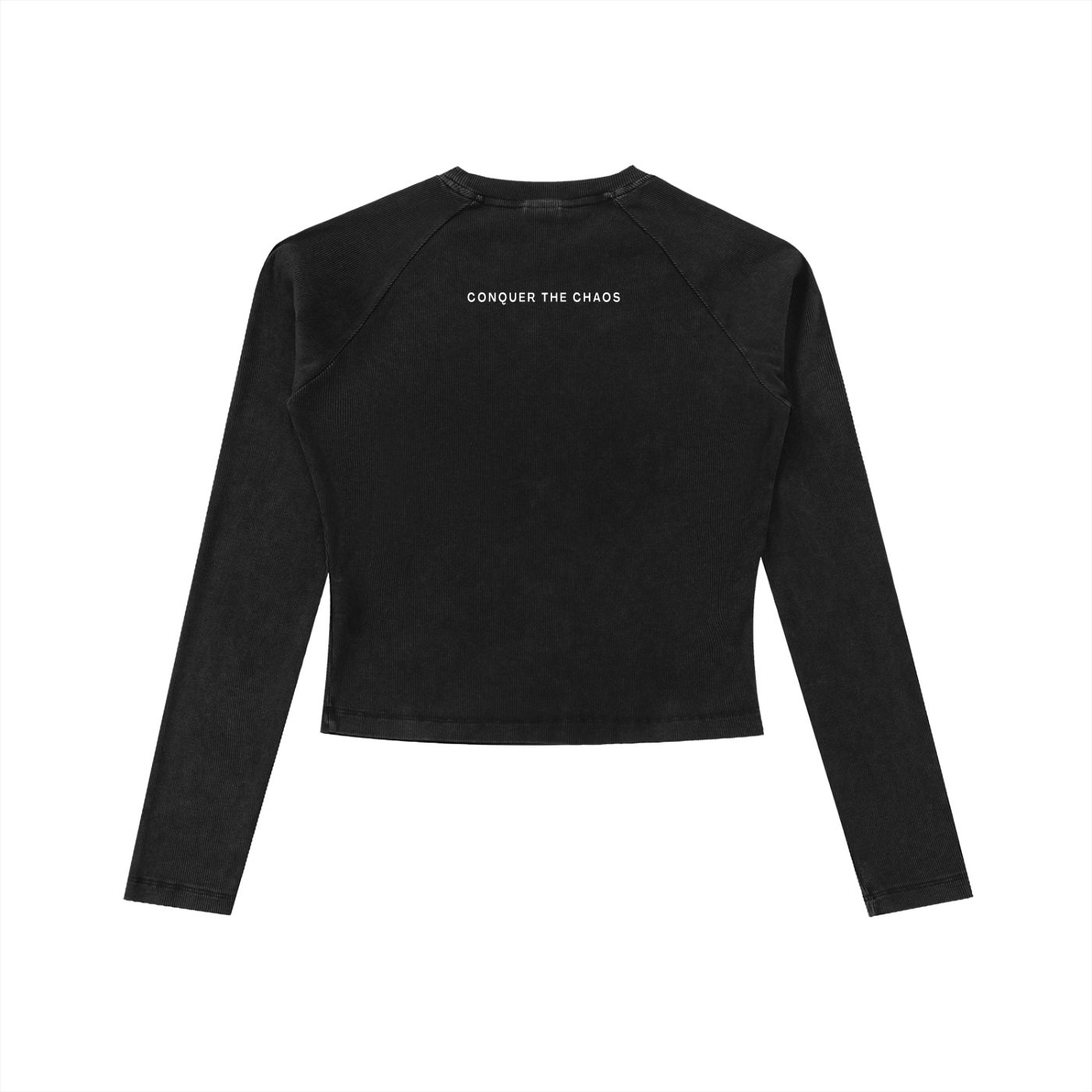 Maison Savage Long Sleeve Slim T-Shirt -Black