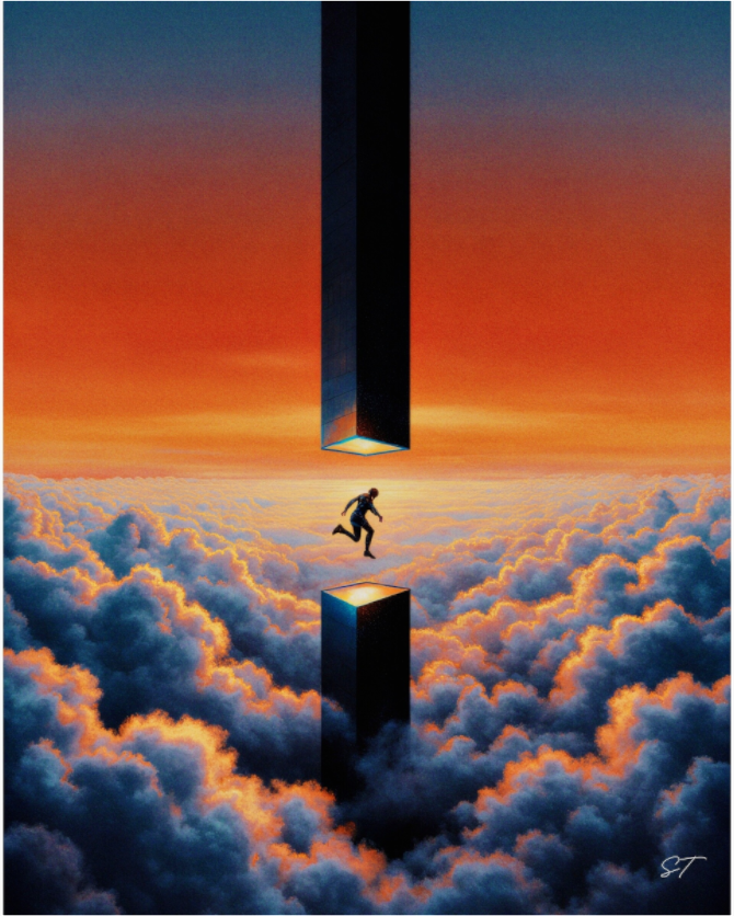 Main image No Man's Land | Desolate Landscape Fine Art Print Under Acrylic Glass