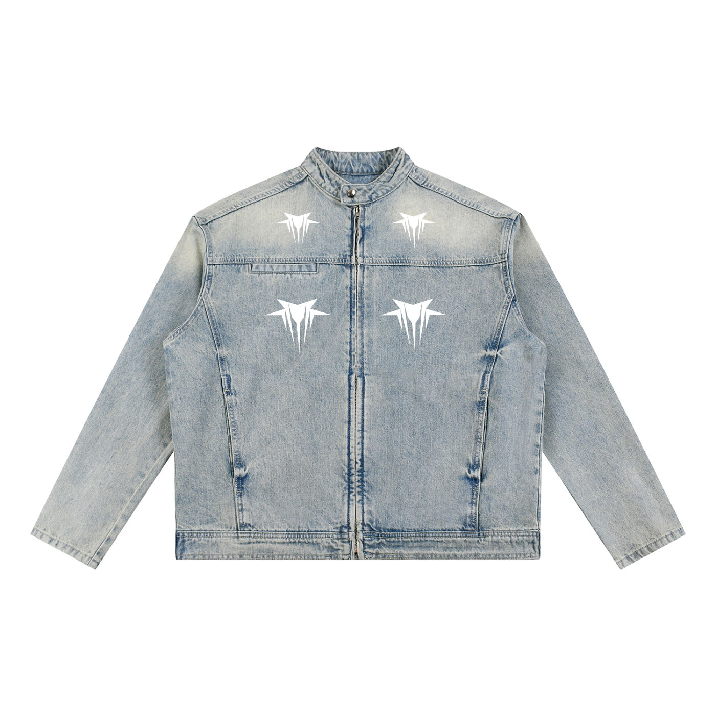 Dystopia Savage  Zip Denim Jacket