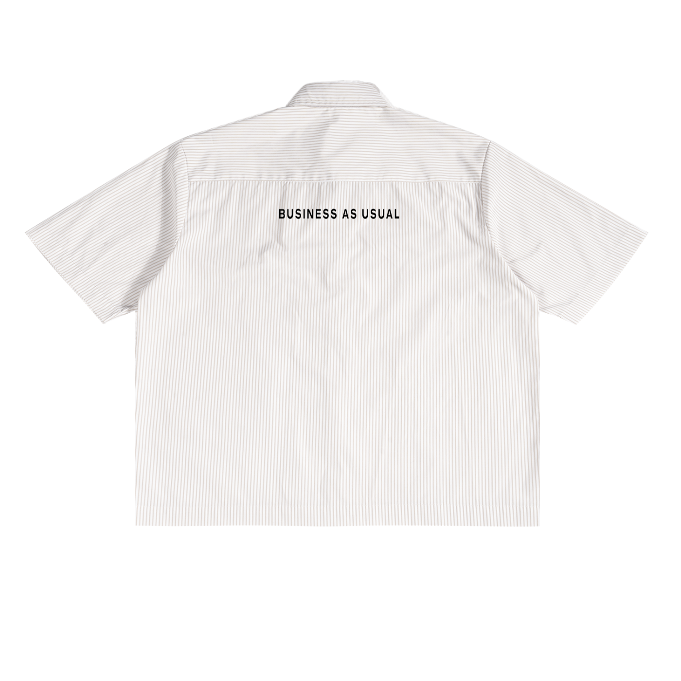 Business as usual oversized boxy shirt - Pale white