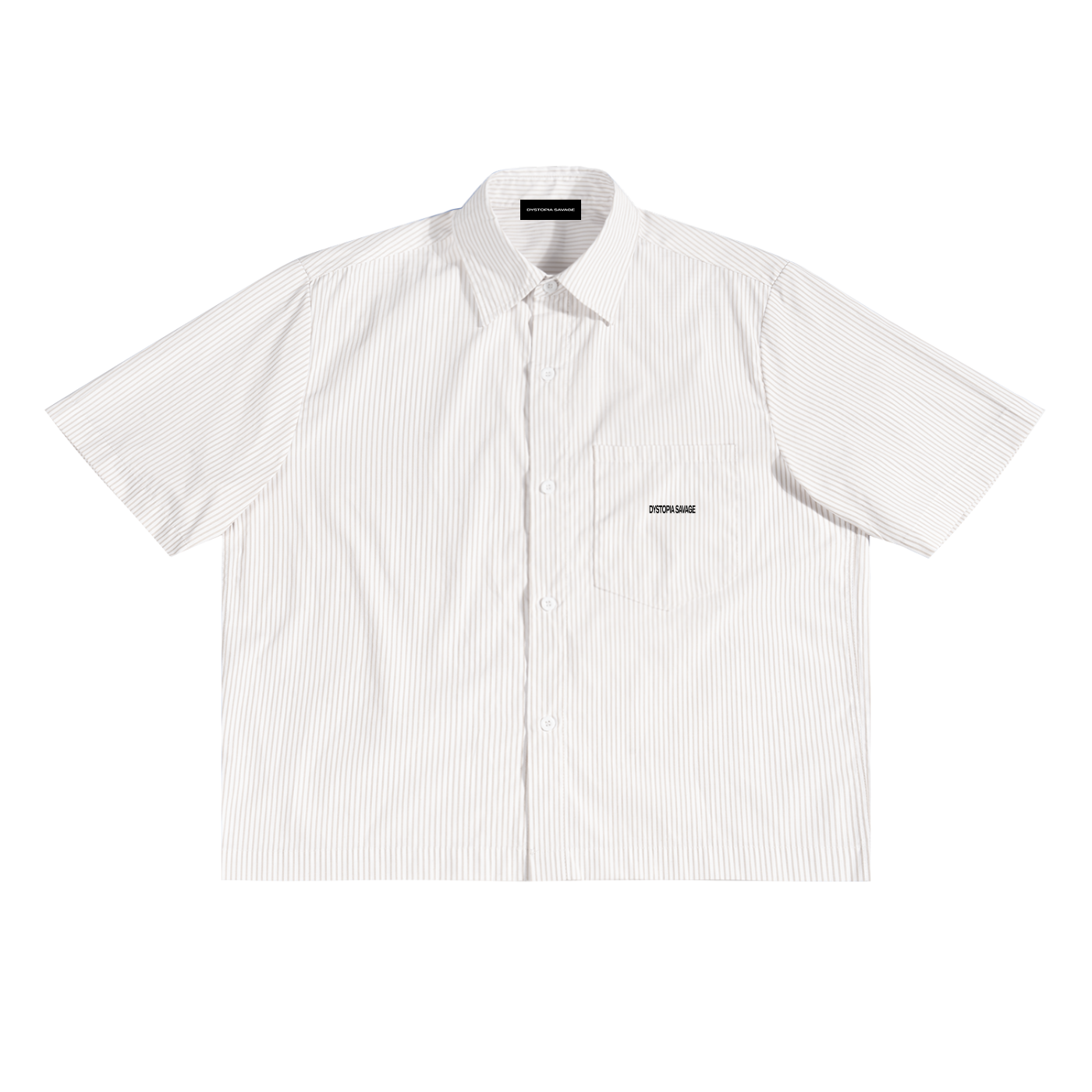 Business as usual oversized boxy shirt - Pale white