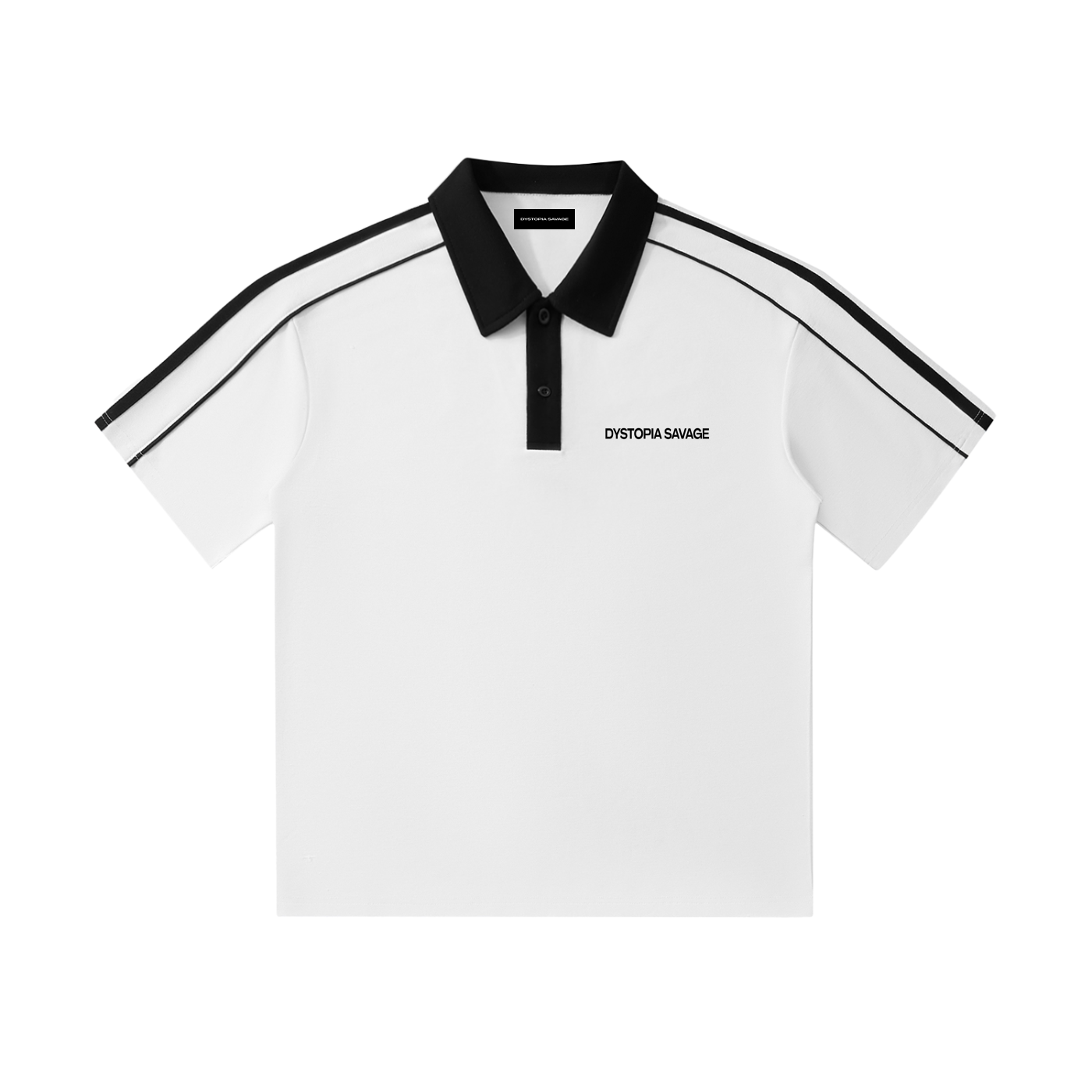 BUSINESS AS USUAL WHITE POLO