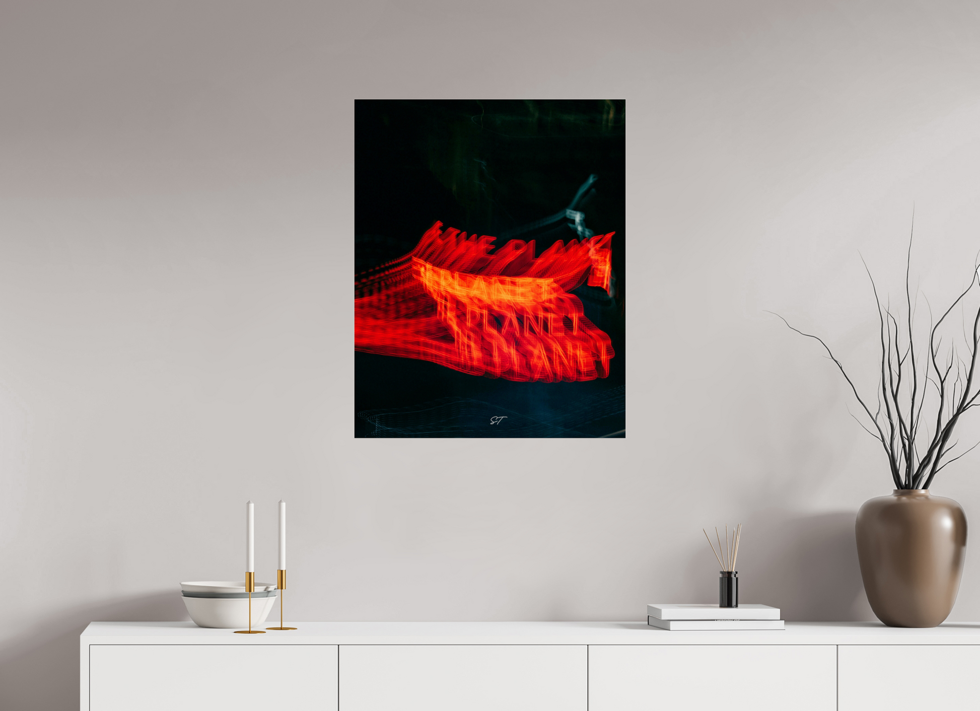 24 x 30″, Photo Print Under Acrylic Glass SAVE THE PLANET| Fine Art Photography On Acrylic Glass