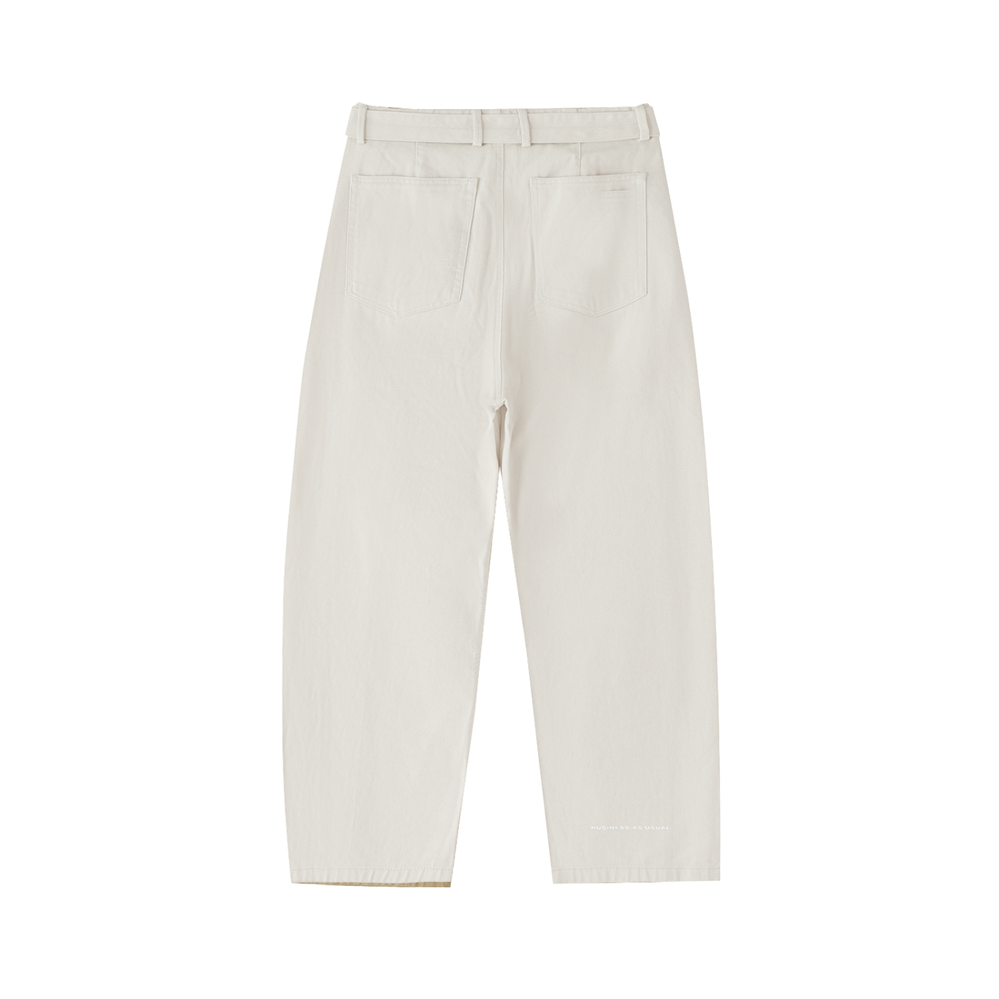 BUSINESS AS USUAL WOMEN PANTS- WHITE CREAM