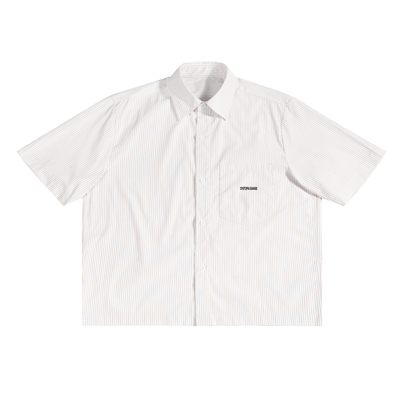 Business as usual oversized boxy shirt - Pale white
